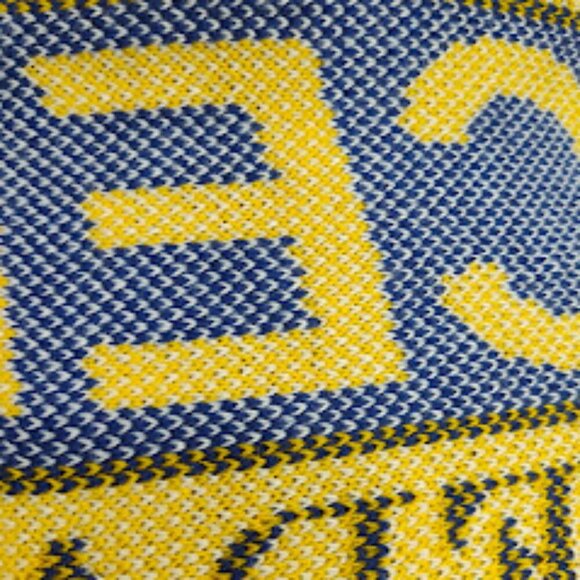 Club de Futbol La Piedad Soccer Club Scarf Yellow White Blue - Picture 8 of 8